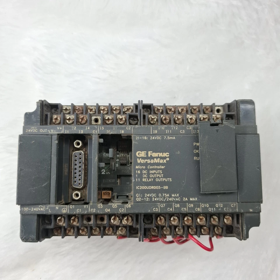 GE FANUC IC200UDR005-BB MICRO CONTROLLER VERSAMAX 16 DC INPUT 1 DC OUTPUT